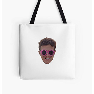 F1 Lando Norris face All Over Print Tote Bag RB1210