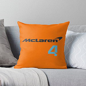 McLaren F1 2022 - Lando Norris #4 Throw Pillow RB1210