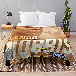 Wallpaper Lando Norris Art Throw Blanket RB1210