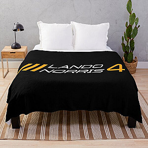 F1 Lando Norris 4 Throw Blanket RB1210