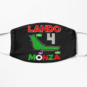 Lando Norris formula one F1 driver Monza Circuit 2023 Fan Art, besties Lando Norris, George Russell, Charles Leclerc Flat Mask RB1210